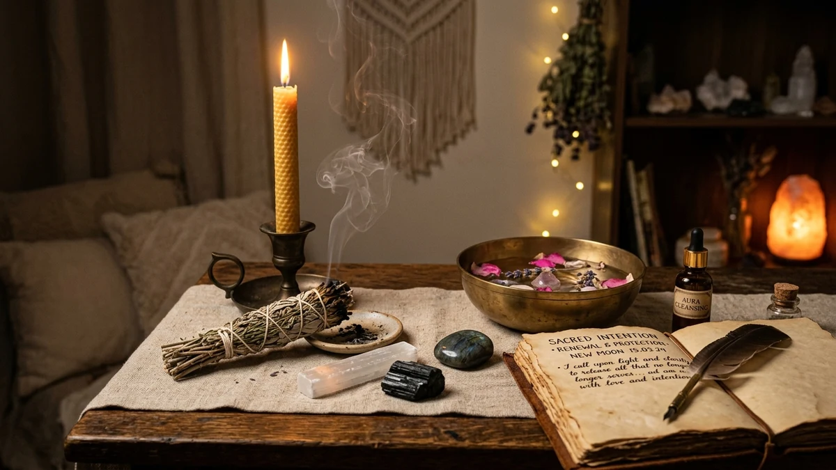 The Complete Guide to Sacred Intention Setting: Candle Cleansing, Moon Rituals, and Energetic Renewal